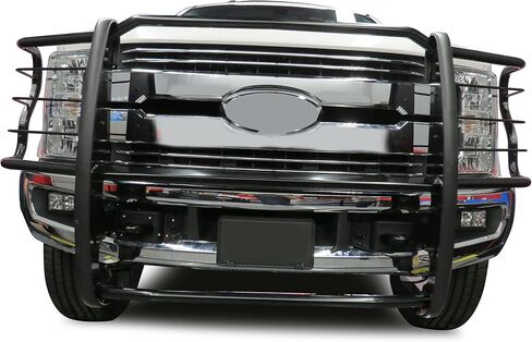 Black Horse Grille Brush Guard Modular Black متوافق مع 2017-2023 Ford F-250/F-350/F-450/F-550 Super Duty-17FB28MA in Kuwait