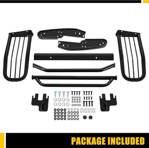 حراس فرشاة Kuafu متوافقون مع 2006-2011 Hummer H3 H3T Bull Bar Grille Grille Grille Brick Bar Bar Black Steel Power in Saudi Arabia