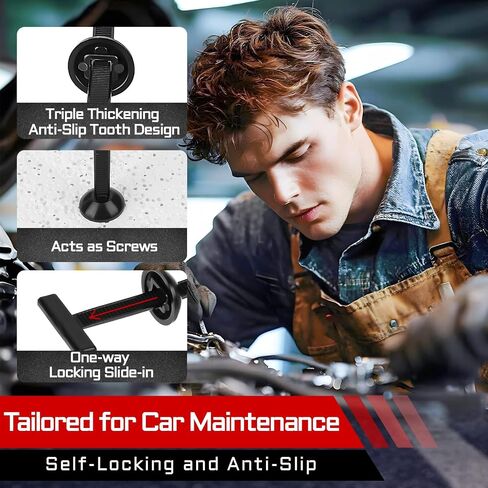 Cable Tie Buckle for Car, 300Pcs Nylon Universal Cable Tie Buckle of Self-Locking T Rivet, New Multifunctional Grip Auto Zip Ties Buckles Tool Fasteners for Bumper Retainer Fender Liner in Saudi Arabia