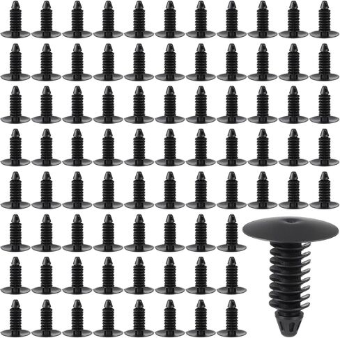 Taiyin 500 Pcs 1" Vapor Barrier Christmas Tree Clips Plastic Bumper Clips Nylon Rivet Clip White Furniture Assembly Shelves Retainer for Crawlspace Barrier Poly Liners, Covers, Encapsulations in Saudi Arabia