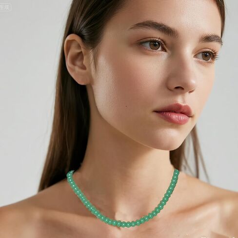 Beaded Necklace for Women,Natural Gemstone Necklace for Women,Colorful Bead Choker Necklace Handmade Surfer Beach Necklace Trendy Jewelry Gift for Women in Kuwait