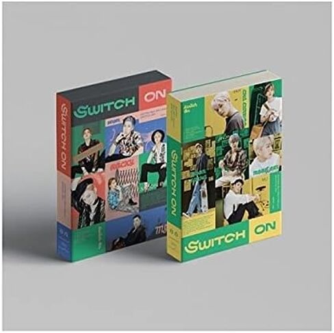 Astro Switch On 8th Mini Album عشوائي الإصدار CD+84p Photobook+8p L: Yric Book+2p Photocard+1P ملصق+1P Postcard+Message Photocard Set+Tracking KPOP Sealed Sealed in Saudi Arabia