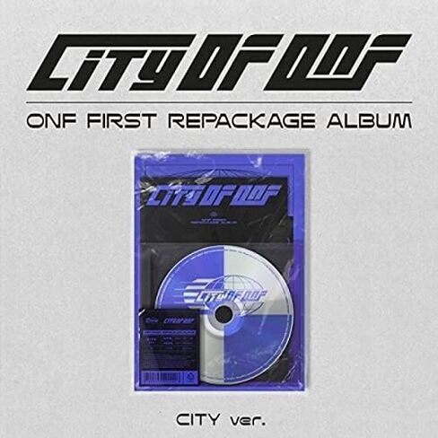 ONF City of ONF 1st Repackage Album City Version CD+100p PhotoBook+16p Lyric Book+2p PhotoCard+2p Citizenship Card+Newspaper+Message PhotoCard Set+Tracking Kpop Sealed in Saudi Arabia