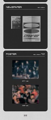 ONF City of ONF 1st Repackage Album City Version CD+100p PhotoBook+16p Lyric Book+2p PhotoCard+2p Citizenship Card+Newspaper+Message PhotoCard Set+Tracking Kpop Sealed in Saudi Arabia