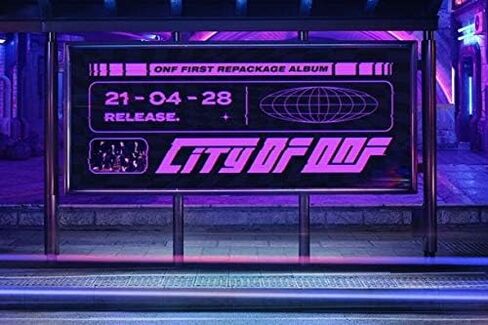 ONF City of ONF 1st Repackage Album City Version CD+100p PhotoBook+16p Lyric Book+2p PhotoCard+2p Citizenship Card+Newspaper+Message PhotoCard Set+Tracking Kpop Sealed in Saudi Arabia