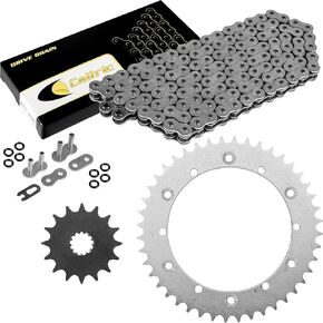 Caltric O-Ring Drive Chain and Sprockets Kit Compatible with Yamaha TT500 XT500 1977-1981 in Kuwait