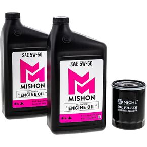 MISHON Engine Oil Change Kit for Polaris Ranger 800 700 RZR 570 XP Trail Sportsman 600 Trail Full-Synthetic in Kuwait