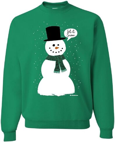 Tee Hunt دعها Snow Swinshirt مضحكة Snowman Christmas Sweater Xmas in Kuwait