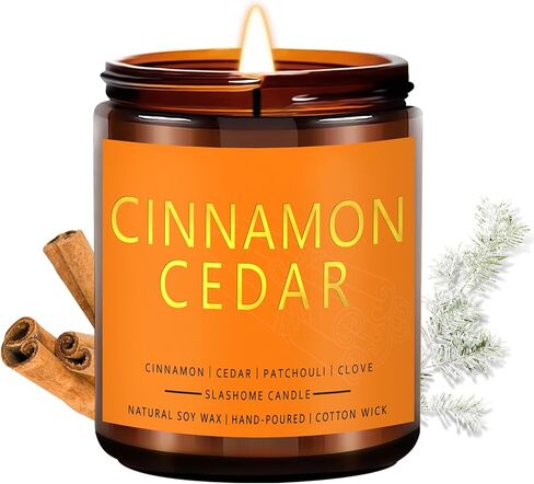 Fall Candles Set | 4 Pack Candles for Home Scented Natural Soy Wax, Autumn Gifts Set for Women Men, Fall Fragrance of Hellofall, Spice Pumpkin, Apple Cider, Hot Cocoa in Kuwait