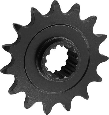 Caltric 23801-MKP-D00 41201-MGZ-D00 Front Drive Chain Sprocket Compatible with Honda CB500F CB500X 2013-2024 / CBR500R 2013-2023 / Rebel 500 CMX500 2017-2024 / CL500 2023-2024 in Saudi Arabia