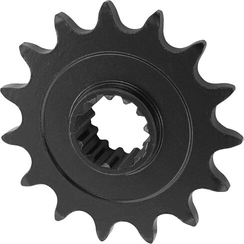 Caltric 23801-MKP-D00 41201-MGZ-D00 Front Drive Chain Sprocket Compatible with Honda CB500F CB500X 2013-2024 / CBR500R 2013-2023 / Rebel 500 CMX500 2017-2024 / CL500 2023-2024 in Saudi Arabia