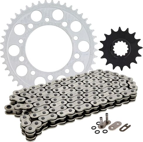 NICHE Drive Sprocket Chain Combo for Honda CBR600F4 Front 16 Rear 45 Tooth 520V-X X-Ring 110 Links in Saudi Arabia