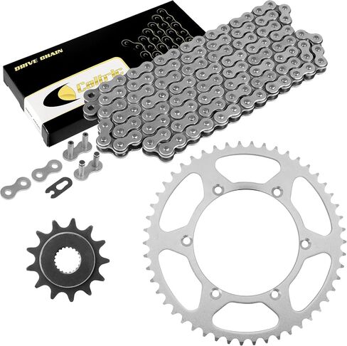 Caltric Drive Chain & Sprockets Compatible with Kawasaki KX250 2019-2023 520 Pitch 114 Link in Saudi Arabia