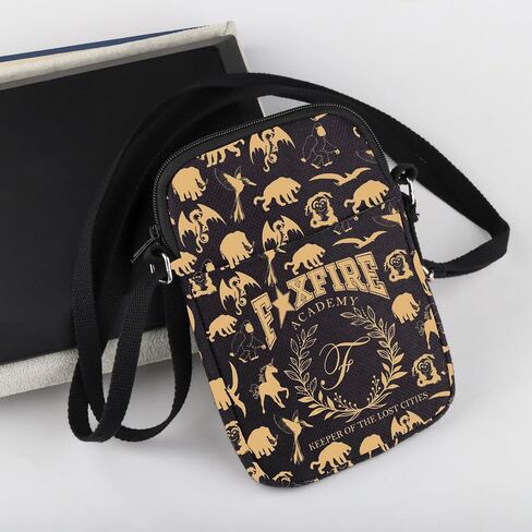 WCGXKO Book Lover Gift Academy Keeper Of The Lost Cities Bookish Crossbody Bag (F Cr) in Saudi Arabia