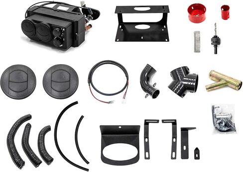 SuperAtv سخان الكابينة الثقيلة لعام 2016-2020 Polaris RZR 900 / S 900 | 2015-2018 RZR 4 900 | 2015-2017 RZR 900 XC | يتضمن خراطيم إزالة الجليد والفتحات | صمام إغلاق مدمج | 3.4 أمبير في 13.7 فولت in Saudi Arabia