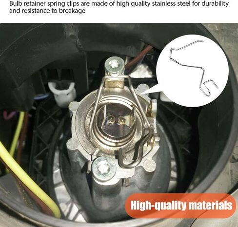9PCS Bulb Retaining Spring Clips, Car Bulb Clip, Vehicle Clamps for H1 H3 H4 H7, Universal Car Accessories Auto light Dip Dipped Beam Holder Hoder for SUV, Sedan, Truck in Saudi Arabia