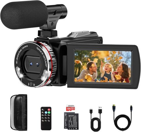 مجموعة كاميرا بفاصل زمني 4K مع غطاء مقاوم للماء IP66، 1/2.78 CMOS، صورة 32 ميجابكسل، عمر بطارية 186 يومًا، تكبير 6X، تركيز يدوي، 7 ملحقات، مثالية للمشروعات الداخلية والخارجية طويلة المدى in Saudi Arabia