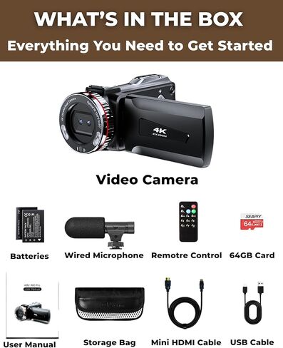 مجموعة كاميرا بفاصل زمني 4K مع غطاء مقاوم للماء IP66، 1/2.78 CMOS، صورة 32 ميجابكسل، عمر بطارية 186 يومًا، تكبير 6X، تركيز يدوي، 7 ملحقات، مثالية للمشروعات الداخلية والخارجية طويلة المدى in Saudi Arabia