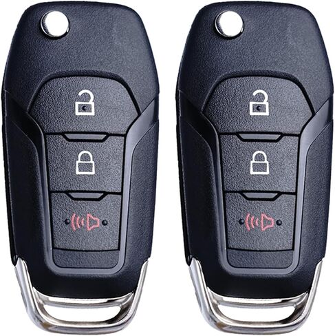 Mechanmagic Flip Key Key FOB استبدال FOB FORS for Ford F-150 2015 2015 2017 2018 2018 2019 2020 2021 2022 F250 F350 F450 in Saudi Arabia