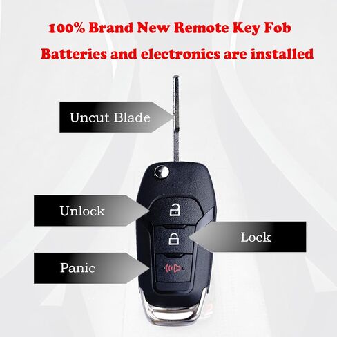 Mechanmagic Flip Key Key FOB استبدال FOB FORS for Ford F-150 2015 2015 2017 2018 2018 2019 2020 2021 2022 F250 F350 F450 in Saudi Arabia