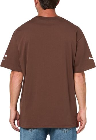 PUMA Men's Standard BMW MMS ESS Logo Tee, Amber, Medium in Saudi Arabia