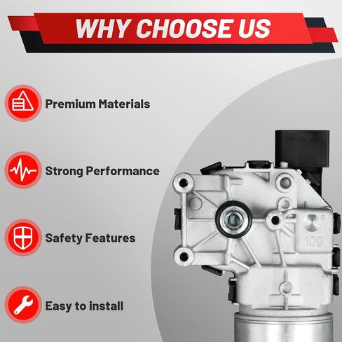 6R1955119 6R1955119A 6R1955023B Upgraded Windshield Wiper Motor Compatible with Volkswagen Jetta 2011-2018 Sedan Front Wiper Motor in Saudi Arabia
