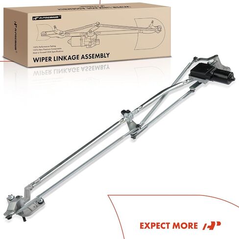 A-Premium Front Windshield Wiper Motor and Linkage Assembly Compatible with Buick and Pontiac Vehicles - Aztek 2001-2005, Rendezvous 2002-2007, Sport Utility - Replace# 10303632, 10310227 in Saudi Arabia