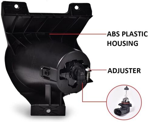 G-PLUS Fog Lights Compatible With Ford F150 2011 2012 2013 2014, (NOT For SVT Raptor Models),Driving Fog Lamps w/Switch/Bracket/Bulbs Pair (Clear lens) in Saudi Arabia