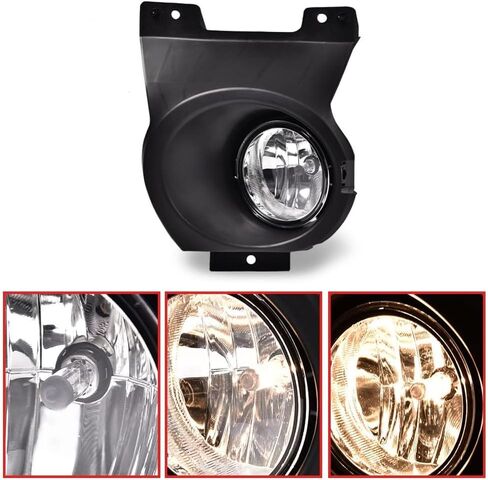 G-PLUS Fog Lights Compatible With Ford F150 2011 2012 2013 2014, (NOT For SVT Raptor Models),Driving Fog Lamps w/Switch/Bracket/Bulbs Pair (Clear lens) in Saudi Arabia