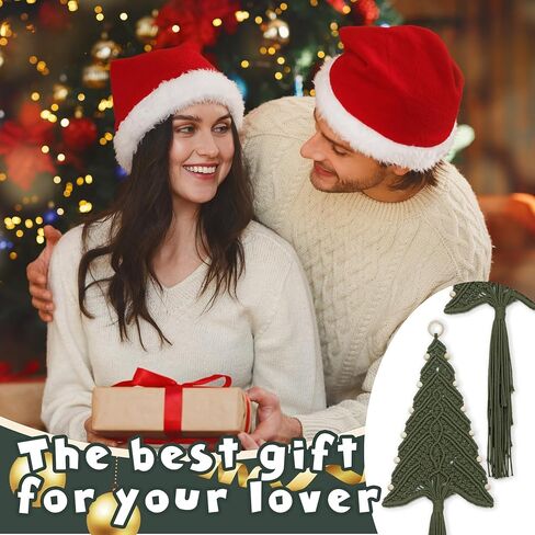 LB Sage Green Macrame Wall Hanging Boho White Woven Leaf Wall Hanging Tapestry Handcrafted Woven Leaves Wall Decor for Home Bedroom Living Room Dorm Apartment Nursery 15.74''W x 31.49''L in Kuwait