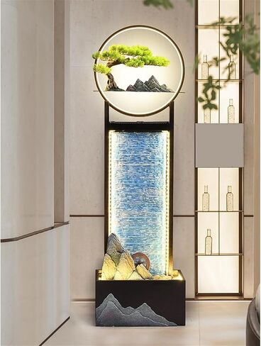 Decor Modern Simple Water Decoration, Living Room Courtyard Circulating Water Fountain, Office Floor Rockery Decoration for Entryway(S) in Saudi Arabia