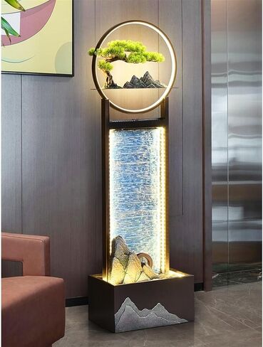 Decor Modern Simple Water Decoration, Living Room Courtyard Circulating Water Fountain, Office Floor Rockery Decoration for Entryway(S) in Saudi Arabia