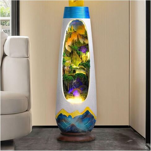 ديكور ASE شكل أرضية دائمة مع ضوء LED ومرطب ، شرفة الفناء الديكور حديقة الفناء ، Housewarming أو هدايا فتح للدخول (متوسط) in Saudi Arabia