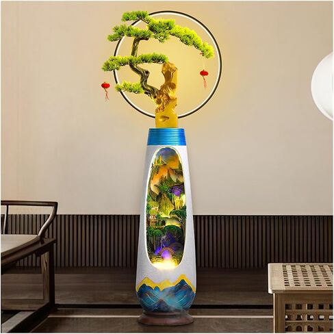 ديكور ASE شكل أرضية دائمة مع ضوء LED ومرطب ، شرفة الفناء الديكور حديقة الفناء ، Housewarming أو هدايا فتح للدخول (متوسط) in Saudi Arabia