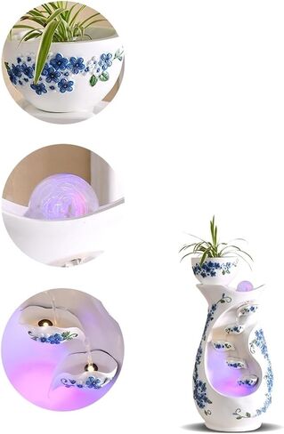 Decor Simple Water Fountain, Living Room Circulating Water Features, Garden Fountain Landscape Decoration for Entryway in Saudi Arabia
