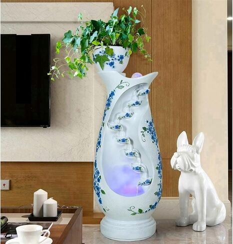Decor Simple Water Fountain, Living Room Circulating Water Features, Garden Fountain Landscape Decoration for Entryway in Saudi Arabia