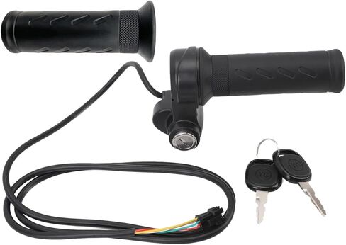 1 زوج من قبضات خانق الدراجات الكهربائية مع مفتاحين ، مقبض تحكم السرعة المقاوم للمطار in Kuwait