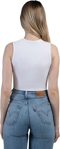 قمصان Hype & Vice للنساء (صغير) - قميص جامعة ولاية ميشيغان للنساء، قميص قصير بدون أكمام، قمصان جامعية لأيام اللعب - أبيض in Kuwait