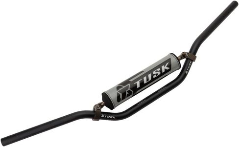TUSK T-10 Aluminium 7/8 "Handlebar CR High Bend Black for Kawasaki KLR650 1987-2018،2022-2024 in Saudi Arabia