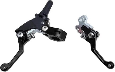 CNC Dirt Bike Motorcycle Brake Clutch Handle Lever 22mm For Kayo T4 T6 K6 K6R KTM Husqvarna Modified Spare Parts(Orange) in Saudi Arabia