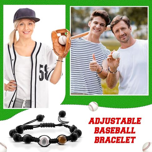 Kenning 24 Sets Soccer Bracelets Sport Team Gifts Team Team Team Team Team Team Team Team Team Team Team Beaded Beaded Beaded Bracelets مع Favors Party Card Party Forms لمحبي فريق اللاعبين in Saudi Arabia