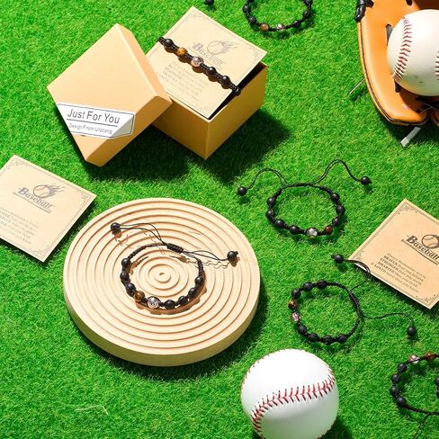Kenning 24 Sets Soccer Bracelets Sport Team Gifts Team Team Team Team Team Team Team Team Team Team Team Beaded Beaded Beaded Bracelets مع Favors Party Card Party Forms لمحبي فريق اللاعبين in Saudi Arabia