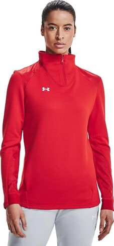 بلوفر نسائي بسحاب ربع من Under Armour Command مقاس L أسود-أبيض in Kuwait