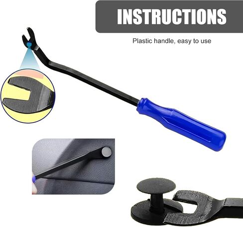 8 PCS CAR CAR TRIM TOOL KIT ، أداة إزالة مقاطع القفل للوحات ، مسيرة من التنجيد البلاستيكي للمركبة لإزالة صوت السيارة ، لوحة القيادة ، سحف النافذة (أحمر) in Saudi Arabia