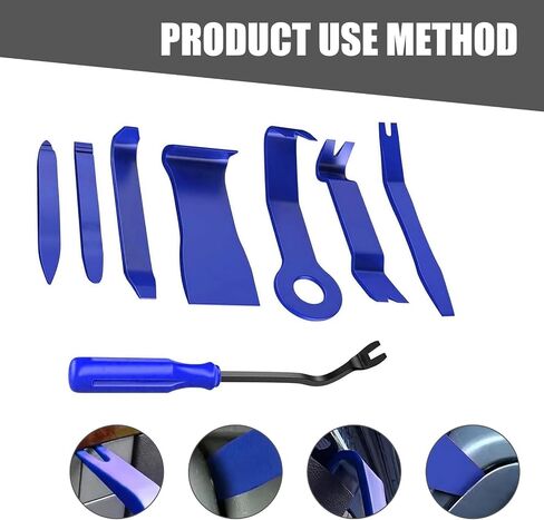 8 PCS CAR CAR TRIM TOOL KIT ، أداة إزالة مقاطع القفل للوحات ، مسيرة من التنجيد البلاستيكي للمركبة لإزالة صوت السيارة ، لوحة القيادة ، سحف النافذة (أحمر) in Saudi Arabia
