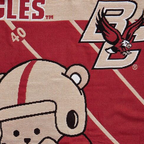 Officially Licensed NCAA Stanford Cardinal "Fullback" Jacquard Baby Throw Blanket, 36" x 46", Multi Color in Saudi Arabia