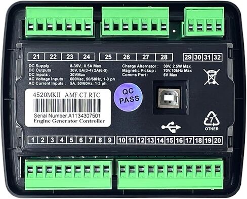 DSE4520MKII Auto Mains (فائدة) وحدة التحكم في وحدة التحكم في وحدة التحكم (DSE4520MKII) in Kuwait