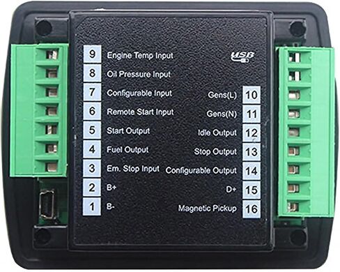 LXC706 Generator Control Panel Controller Auto Start Stop Module Replaced Dse 702 Controller in Saudi Arabia