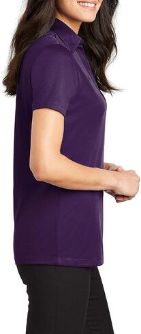 JUSTBLANKS WOMENS قصيرة الأكمام البولو قميص خفيف الوزن قميص حرير اللمس V-neck غولف بولو قميص للنساء in Saudi Arabia
