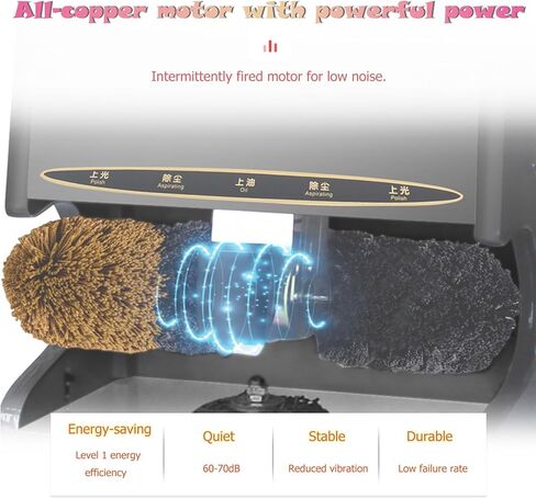 Electric Shoe Buffer Automatic Stainless Steel Body, Dust Removal Polishing Clean Kit, Suitable for Home, Hotel, Bank Maintenance(A) in Saudi Arabia